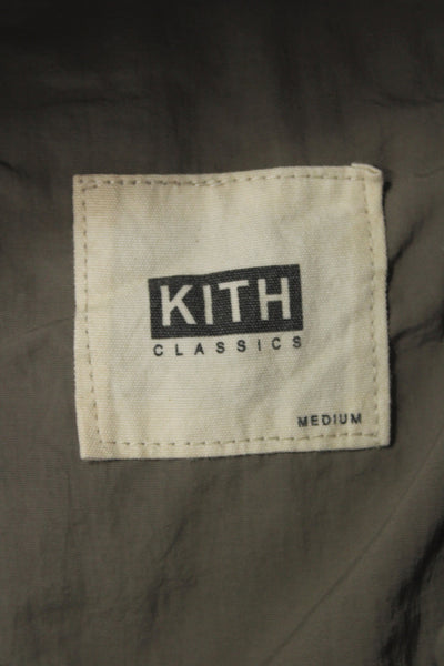 Kith Mens Jogger Pants Brown Drawstring Army Solid Fall Size M