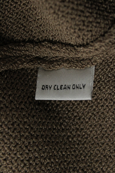 St. John Collection By Marie Gray Womens Dress Pants Brown Wool Size 14