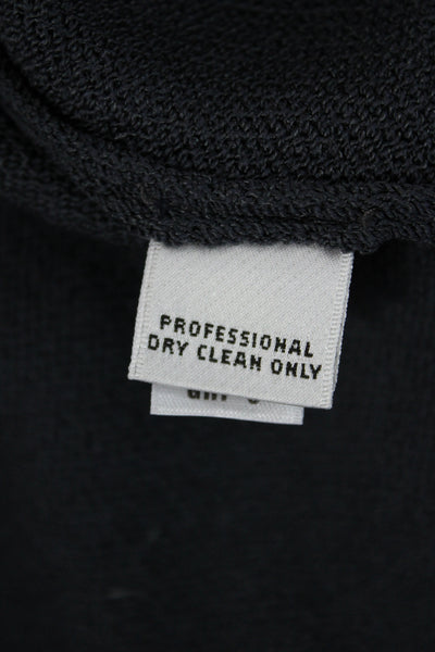 St. John Collection Women Dark Gray Dress Pants Cotton Polyester Solid Size 10