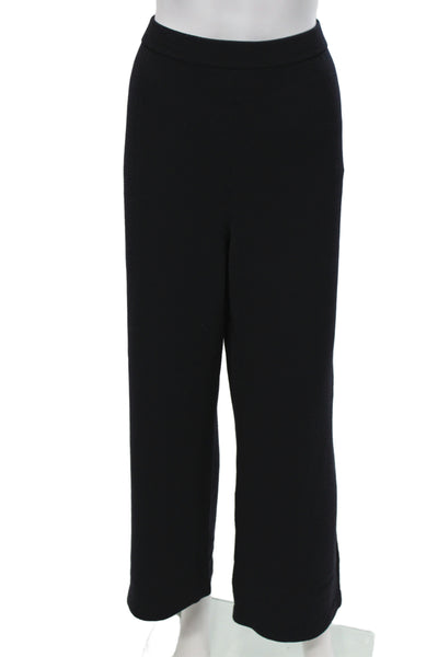 St. John Basics Womens Dress Pants Black Polyester Spandex Solid Size 10