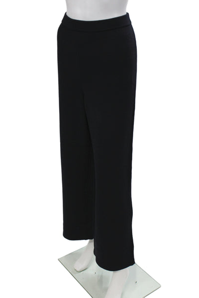 St. John Basics Womens Dress Pants Black Polyester Spandex Solid Size 10