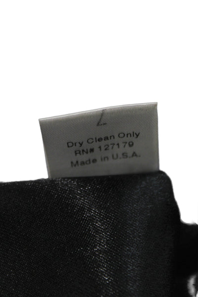 Jenny Yoo Collection Womens A-Line Tank Dress Black V-Neck Mini Size 4