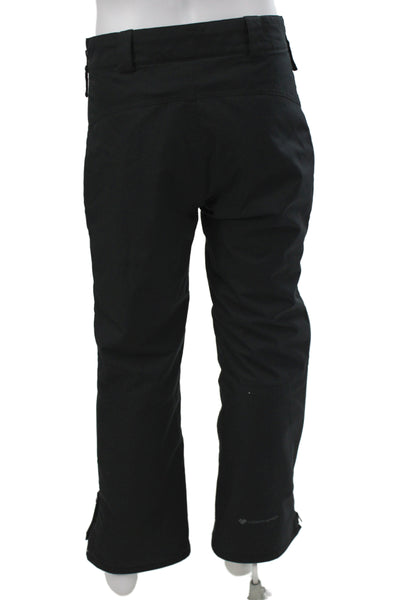 Obermeyer Mens Snow Pants Black 100% Polyester Button Size S
