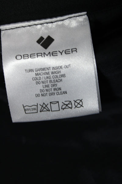Obermeyer Mens Snow Pants Black 100% Polyester Button Size S