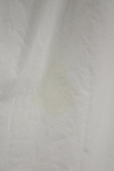 J Crew Women Sundress White Cotton Square Neck Tie Sleeveless Mid-Calf Size XS