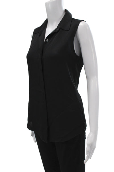 MNG Womens Maxi Dress V-Neck Sleeveless Solid Size S
