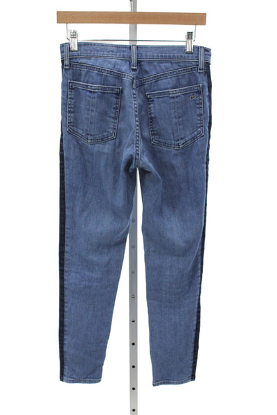 Rag & Bone Women Skinny Ankle Jeans Blue Button Size 26