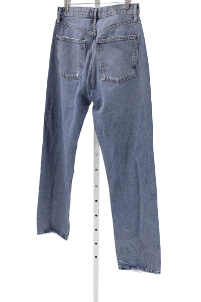 Agolde Women Boyfriend Mom Jeans Blue High Rise Cotton Size 28