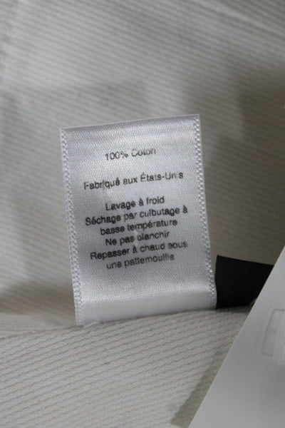 EB Denim Women White Sweetheart Tank Top Size L