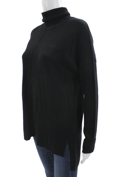 Feel The Piece Unisex Pullover Sweater Black Mock Neck Size One Size