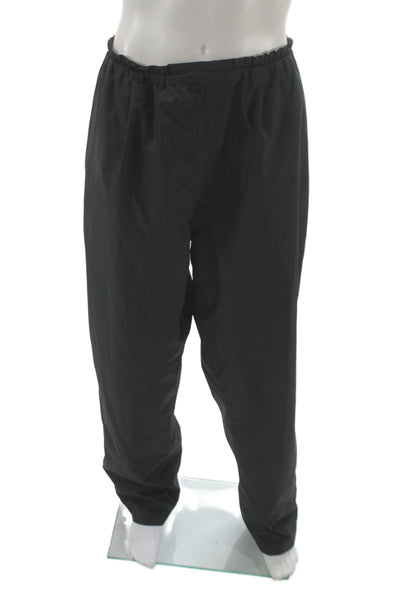 Foot Joy Mens Rain Pants Black Elastic Waist Polyester Big & Tall Size XL