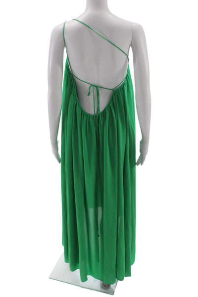 Daisy by azzalia Women Green Maxi Slip Dress Drawstring Size M
