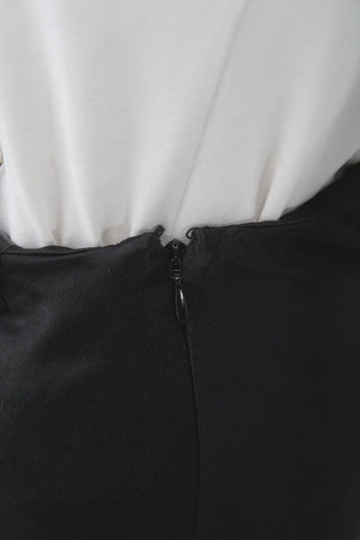 & Other Stories Women A-Line Maxi Skirt Black Viscose Size 10