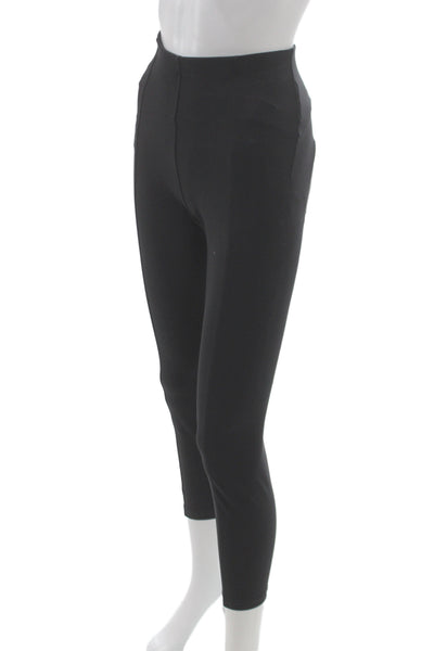 Lululemon Womens Ankle Cropped Black Nylon Leggings Size 2
