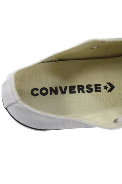 Converse Womens Lace Up Platform All Star Sneakers White Size 7
