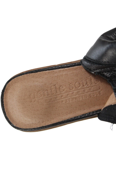 Gentle Souls Womens Leather Slingbacks Ankle Boots Black Size 8 Medium