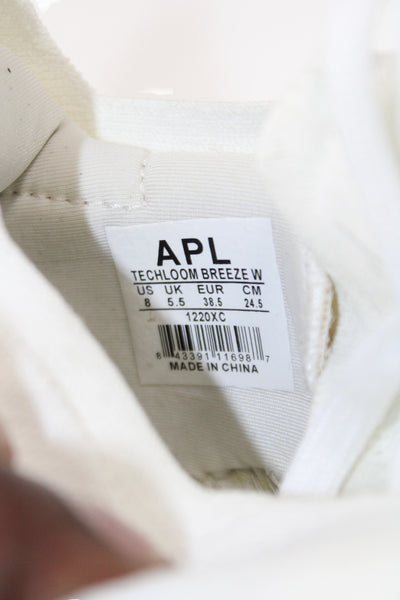 APL: Athletic Propulsion Labs Womens Techloom Breeze Sneakers White Size 8