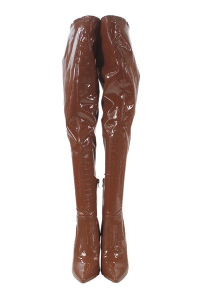 Steve Madden Womens Vava Over The Knee Boots Brown Size 8 Medium