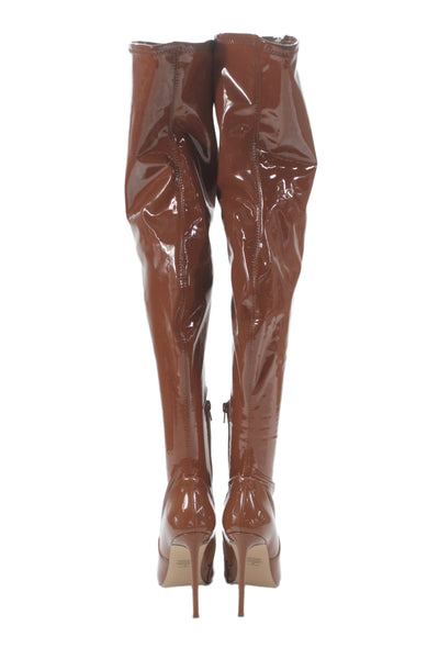 Steve Madden Womens Vava Over The Knee Boots Brown Size 8 Medium