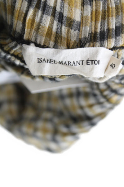 Isabel Marant Etoile Unisex Black Floral Cotton Shorts Size 40