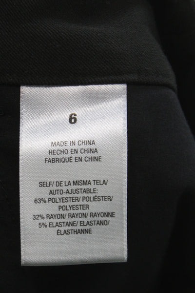 Favorite Daughter Unisex Cropped Dress Pants Black Button 26in Inseam Size 6