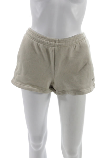TNA Unisex Sweat Shorts Beige Size XS