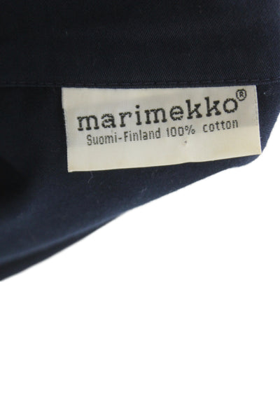 Marimekko Mens Basic Jacket Blue Graphic Print Cotton Size M