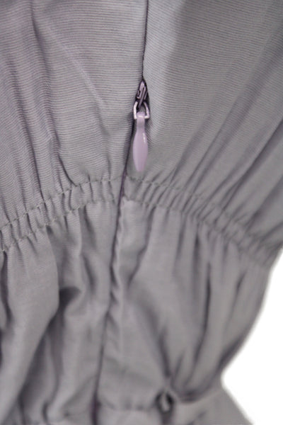 Altar'D State Women Fit & Flare Mini Dress Purple Square Neck Size L