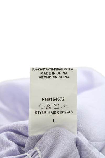 Altar'D State Women Fit & Flare Mini Dress Purple Square Neck Size L