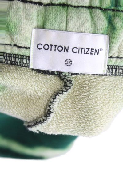 Cotton Citizen Unisex Beige Sweat Shorts Drawstring 100% Cotton Size XS