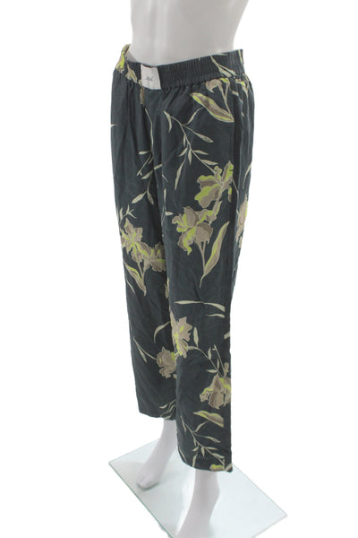 Kith Unisex Cropped Floral Pants Dark Gray Size S