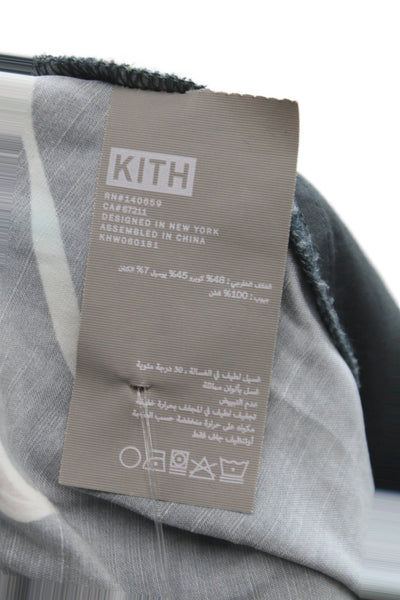 Kith Unisex Cropped Floral Pants Dark Gray Size S