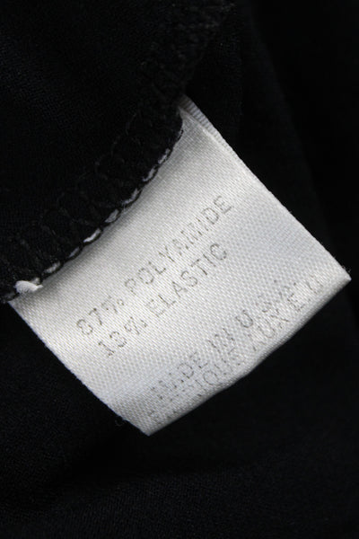 Theory Women Black Mock Neck Long Sleeve Basic Top Size L