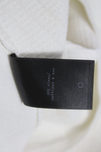 Rag & Bone Womens Basic White Cotton Crew Neck Short Sleeve Tee Size M