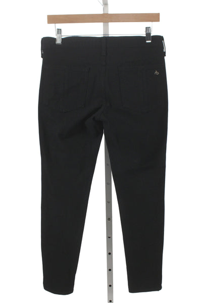 Rag & Bone Unisex Black Skinny Ankle Jeans Size 28