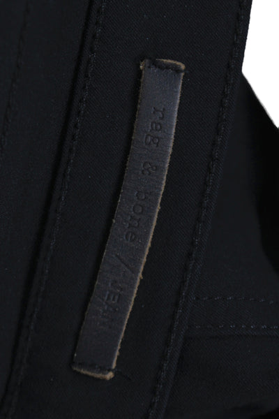 Rag & Bone Unisex Black Skinny Ankle Jeans Size 28