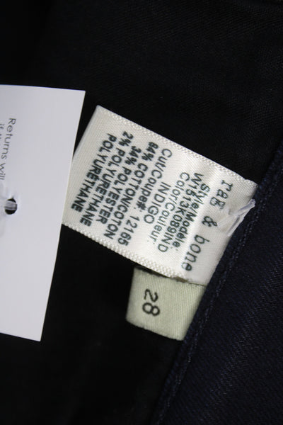 Rag & Bone Jean Women Skinny Dark Blue Denim Jeans Size 28