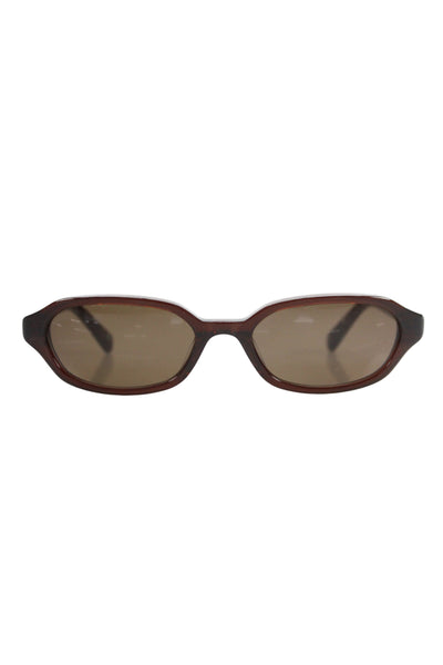 4622519 Corlin Womens Silver Tone Aidan Sunglasses Brown