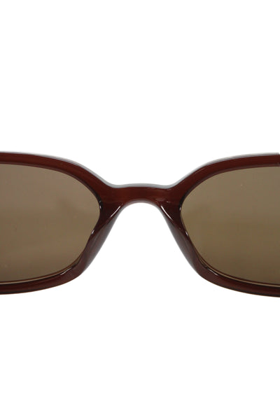 4622519 Corlin Womens Silver Tone Aidan Sunglasses Brown
