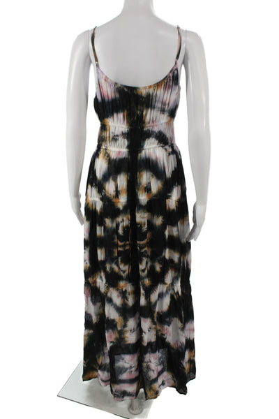 Young Fabulous & Broke Women Black Maxi Sundress V Neck Size XS