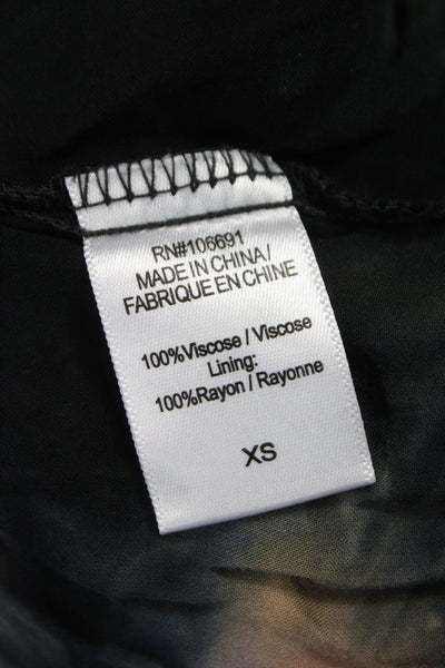 Young Fabulous & Broke Women Black Maxi Sundress V Neck Size XS