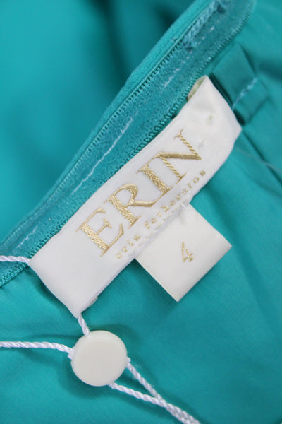 ERIN Erin Fetherston Womens Maxi Slip Dress Green Beach Size 4