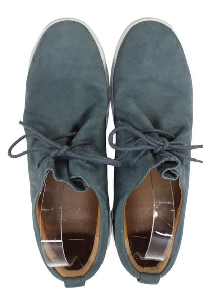 Ted Baker Mens Lace Up Suede Low Top Sneakers Blue White Size 45