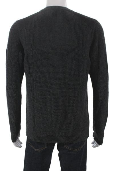 Kuhl Men's Dark Gray Merino Wool Organic Cotton Pullover Sweater Size M