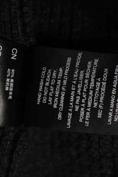 Kuhl Men's Dark Gray Merino Wool Organic Cotton Pullover Sweater Size M