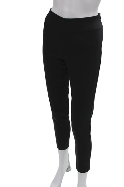 Stella Luna Women Cropped Ankle Pants Black Zip Size 40