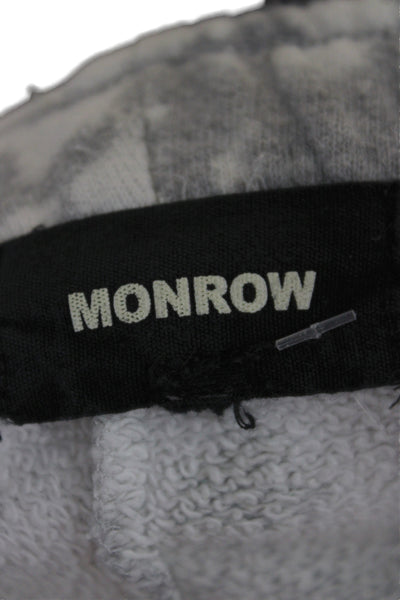 Monrow Women Jogger Sweatpants Gray 96% Cotton Size S