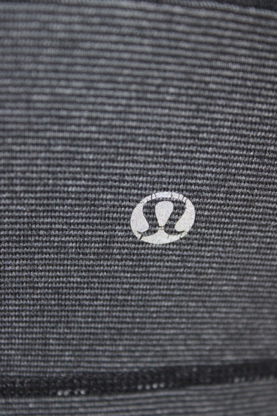 Lululemon Womens Tank Dark Gray Square Neck Polyester Size S