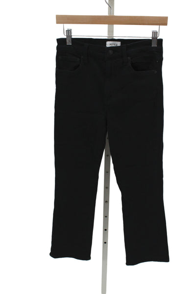 Pistola Womens Cropped Straight High Rise Black Jeans Size 26