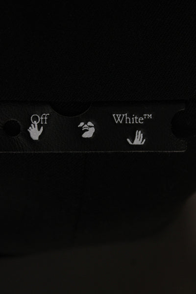Off White Unisex Dress Pants Black Size 36